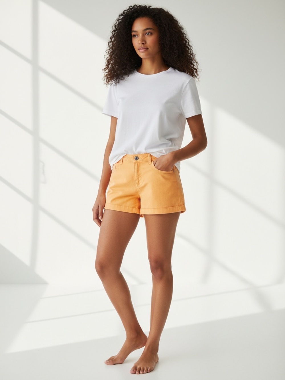 a.n.a mid-rise shortie Shorts size 6 nwt